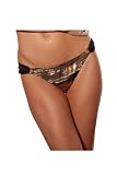 Myan Gold: Womens Fabric Side Swimsuit bottom by Blue Sky Swimwear