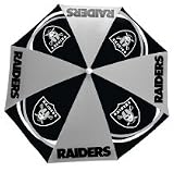 Oakland Raiders NFL Beach Umbrella (6 Ft Diameter)