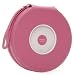 Swing Solo CD Case Holds 20 CDs, Two CDs Back to Back in Archival Plastic Sleeves with Soft Poly Divider, Rose.