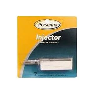 Personna Injector Platinum Chrome Razor Blades * 7 Blades Per Package