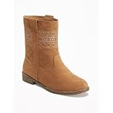 オールドネイビー OLD NAVY/ スエードエンブロイダードブーツ タン シューズ 21cm【並行輸入】