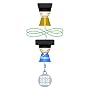A di Alessi Mr Chin Bookmark, Green & Blue (ASG86 2)