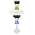 A di Alessi Mr Chin Bookmark, Green & Blue (ASG86 2)