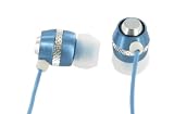 Matellic Blue 3.5mm Stereo Earbud Earphone for All iPod & Most MP3 Player