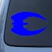CYLON RAIDER - Battlestar Galactica - Vinyl Decal Sticker #A1390 | Vinyl Color: Blue