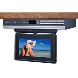 AudiovoxVE727UltraSlim7-InchLCDDropDownTVwithBuilt-inSlotLoadDVDPlayer
