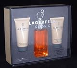 Lagerfeld Cologne by Karl Lagerfeld for Men Gift Set ( EDT Spr2.0 Oz ( 60 ml )+Aftershave Balm 1.7 Oz ( 50 ml )+Shower Gel 1.7 Oz ( 50 ml ))