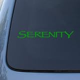 SERENITY - Firefly - Vinyl Decal Sticker #A1435 | Vinyl Color: Green