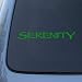 SERENITY - Firefly - Vinyl Decal Sticker #A1435 | Vinyl Color: Green Image