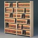 Tennsco 128848PCSD - Snap-Together Open Shelving Steel 7-Shelf Closed Start ....