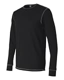 Long Sleeve Contrast Stitch Lombard Thermal T-Shirt