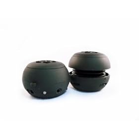 Mini Rechargeable High Quality MP3 Hamburger Speaker (Black)