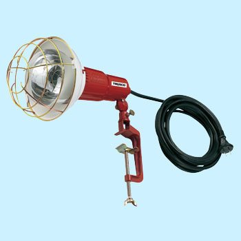 ＴＲＵＳＣＯ　リフレタ－投光器防雨プラグ付コード５ｍ　３００Ｗ
