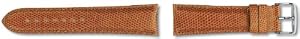 Invicta 24mm Tan Lizard Leather Watch Strap IS127