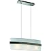Massive 3024396 Glaspendel Modern 3-Flg. stahl geb�rstet, 3 x E27 60 Watt