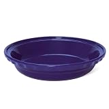 Chantal 9.5 Inch Deep Pie Dish, Glossy Indigo Blue by Chantal