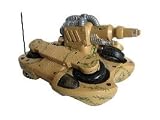 Remote Control (RC) Amphibious Tank - Brown