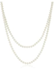 Majorica 1 Row White 8mm 60" Endless Necklace
