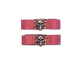 Pair of Skull & Crossbones on Snappy Clips, Navy