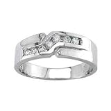 1/4 Carat Diamond Women's 14k White Gold Channel-Set Wedding Ring