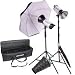 Flashpoint II 620M Portrait Wedding Monolight Kit, with Two 620M Monolights, Stands, Umbrellas,Case, Snoot