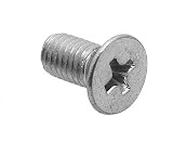 Zinc Plated Steel Machine Screw, Flat Head, Phillips Drive, M5-0.8, 35mm Length (Pack of 100)