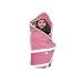 Wallaboo Hooded Blanket Pink