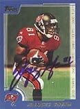 Jacquez Green, Tampa Bay Buccanneers, 2000 Topps Autographed Card