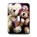 Teddy Bears - Teddy Bear reading - Light Switch Covers - single toggle switch