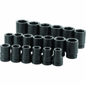 SK 88819 19 Piece 1-Inch Drive 6 Pt Deep Fractional Impact Socket Set SK 88819 19 Piece 1-Inch Drive 6 Pt Deep Fractional Impact Socket Set
