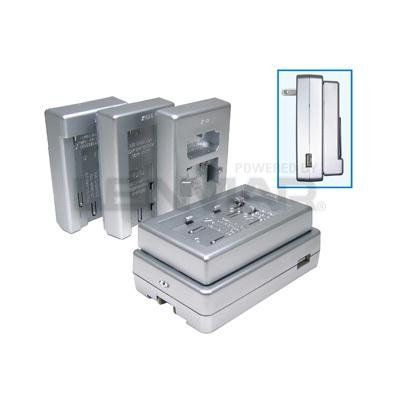 Lenmar SOLOXP-N Universal Li-Ion Travel Charger with USB Power Port for Nikon EN-EL1, EN-EL3/3e, EN-EL7, EN-EL8 and EN-EL9