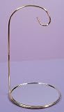 Ornament Display Stands-7" Gold W/mirror Base-lot of 6