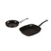 BERNDES 95423 2-tlg. Set: Bratpfanne 20 cm + Grillpfanne 26x26 cm