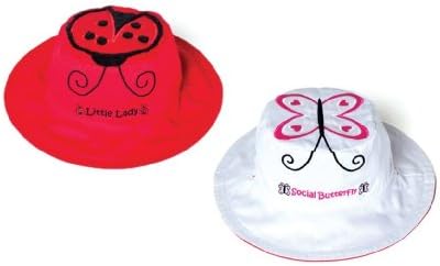 Luvali Convertibles Ladybug/Butterfly Reversible Kids' Hat Small