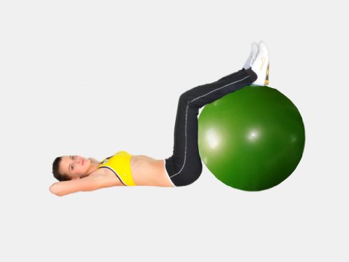 Fitness and Exercise Ball (Green, 65 cm)