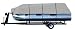Vortex 600d Pontoon Boat Cover 17-20' Waterproof Blue