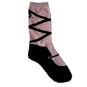 BALLET POINT SLIPPER DANCE LOOK WOMEN'S NOVELTY SOCKS