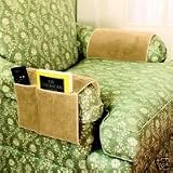 Arm Chair Protectors Set of 2 Beige Holds Remote Control
