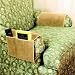 Arm Chair Protectors Set of 2 Beige Holds Remote Control