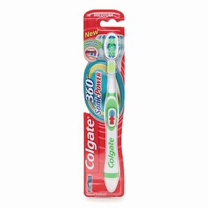Colgate 360 Degree Toothbrush, Sonic Power, Medium 
