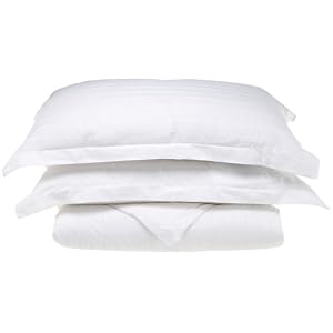 250 Thread Count Cotton Double Dobby Stripe Duvet Set