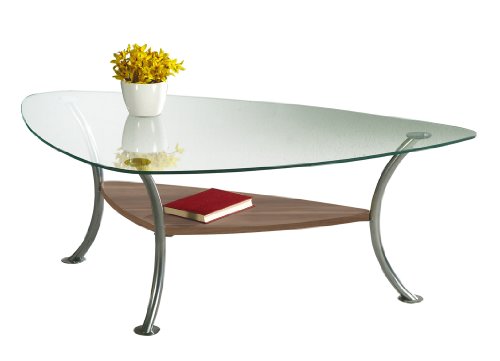 Presto mobilia 10343 Couchtisch Lenny ca. 90 x 55 x 45 cm Nu&szlig;baum