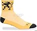 SockGuy Men's Lion Of Flanders Socks, Yellow, Large/X-Large