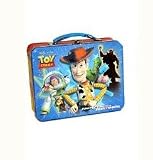 Disney 2010 Toy Story Carry all Tin Box - Woody And Buzz Lunch Box