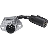 TAP 7 Pin Heavy-Duty Round to 7 RV Trailer Connector