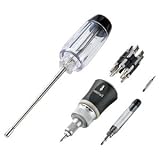 【サンワサプライ.】一つで4通りの使い方ができる4in1ドライバー（ビット15種類付き） TK-015