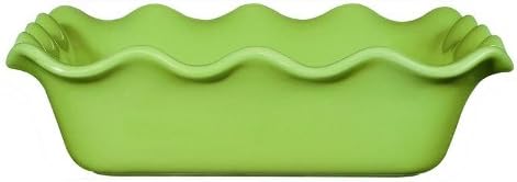 Emile Henry Urban Square Baking Dish - Ruffled - Lime