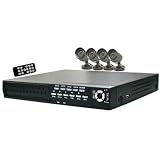 Q-see 4Channel DVR with 250GB HDD & 4 CMOS Cameras