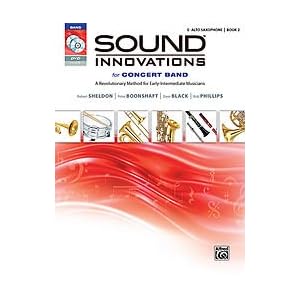 Alfred Sound Innovations for Concert Band Book 2 E-Flat Alto Saxophone Book CD/DVD