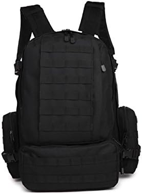 BLACK Military Style, MOLLE Compatible 3 Day Operator's Pack. Large Tactical/Assault Backpack/Bug Out Bag